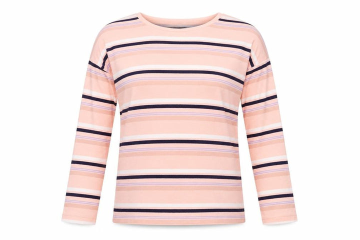 Nutmeg Womens Pink Striped Pullover Jumper Size 10