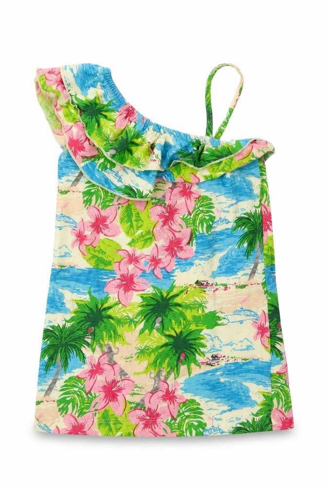 Cherokee Girls Multicoloured Floral Jersey Basic T-Shirt Size 9-10 Years