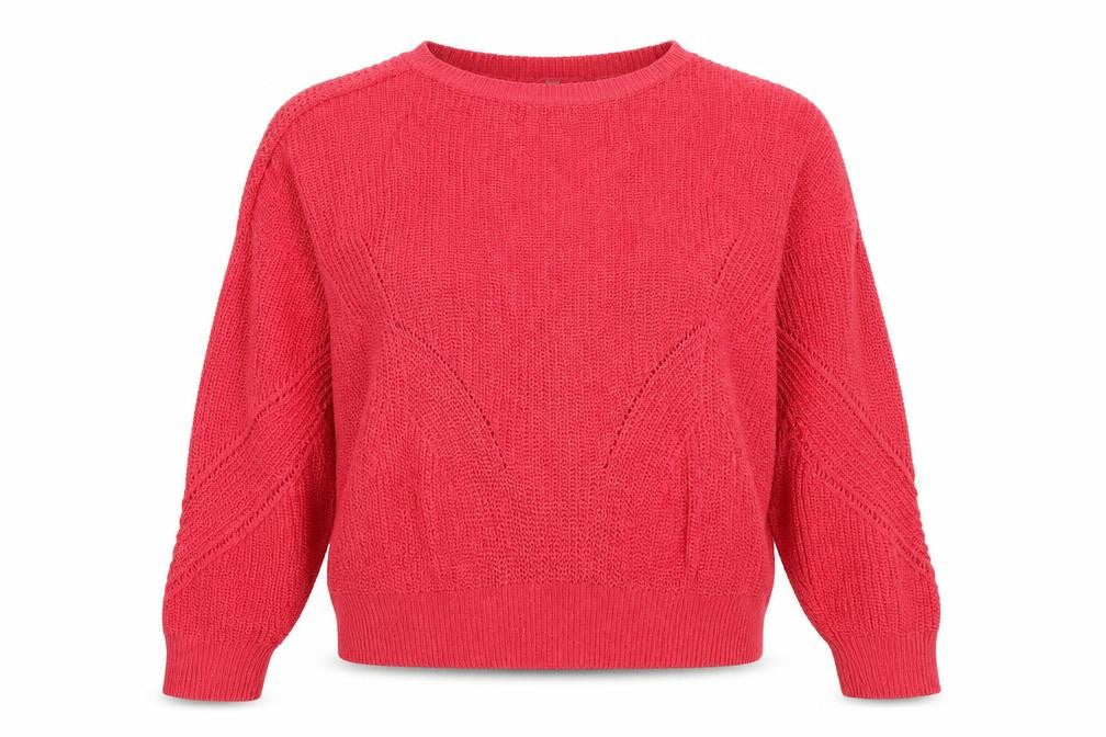 Front view of Next women’s pink jumper, size M