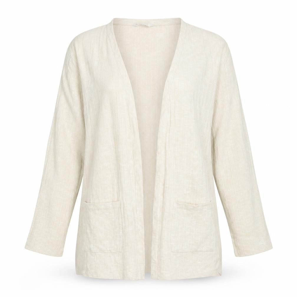 B Collection Womens Beige   Cardigan Jumper Size L  - e