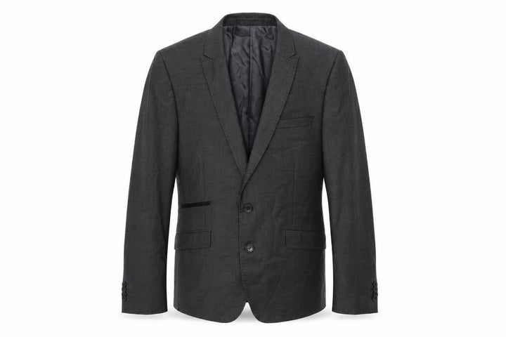 Preworn Mens Grey Jacket Suit Jacket Size 38