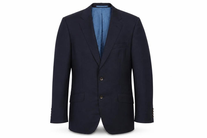 Marks & Spencer Mens Blue Striped  Jacket Suit Jacket Size 38