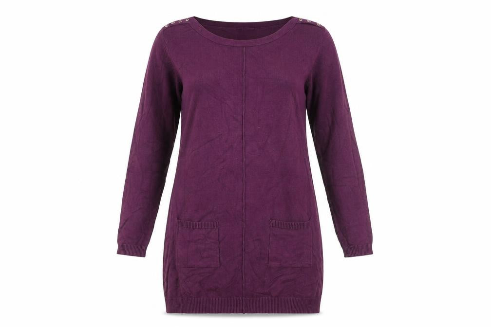 Intuition Womens Purple   Fit & Flare  Size 12