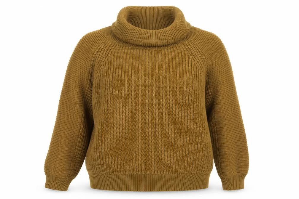 Front view of H&M women’s brown jumper, size S