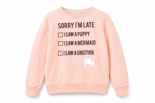 Preworn Girls Orange   Pullover Jumper Size 9 Years