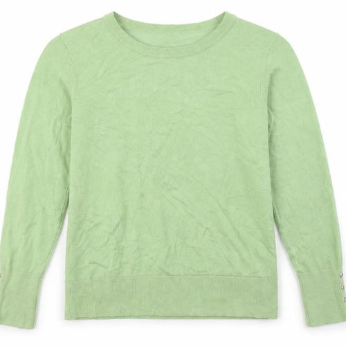 M&Co Womens Green   Pullover Jumper Size 14