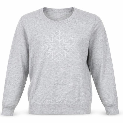 Gap Womens Grey   Pullover Jumper Size M  - Snowflake