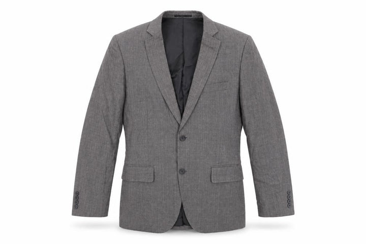 H&M Mens Grey Jacket Suit Jacket Size 42
