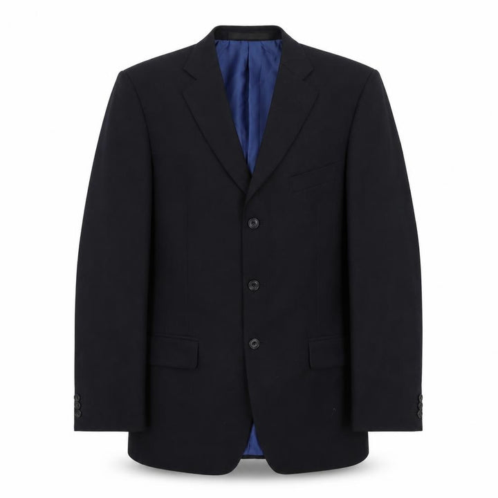 Impressions Mens Black Jacket Suit Jacket Size 40