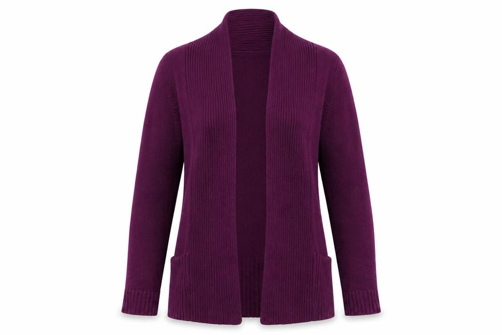BHS Womens Purple   Cardigan Jumper Size 8