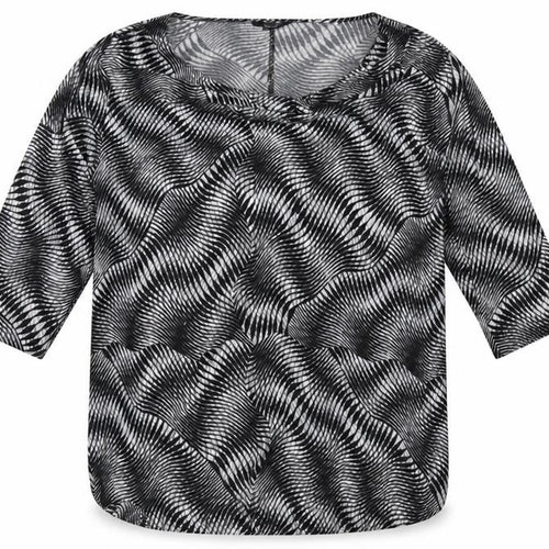 George Womens Black Striped  Basic Blouse Size 20