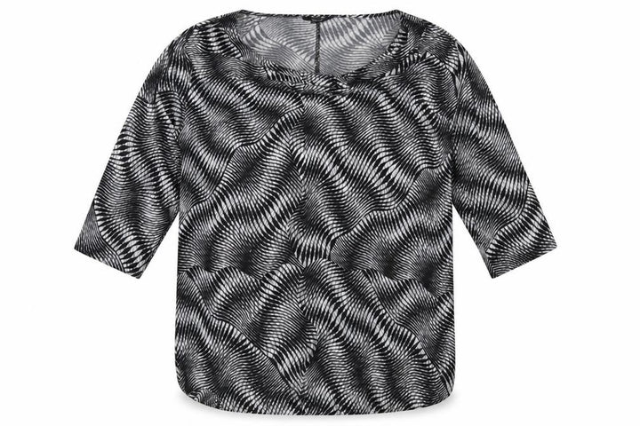George Womens Black Striped Basic Blouse Size 20