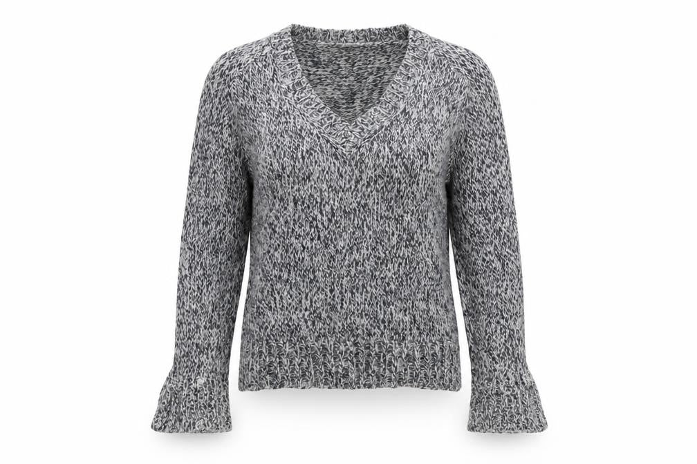 i loovve Womens Blue  Knit Pullover Jumper Size M  - elbow pads