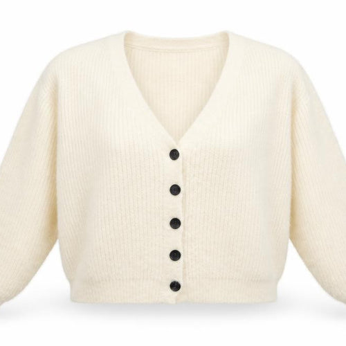 miss pap Womens Ivory   Cardigan Jumper Size L