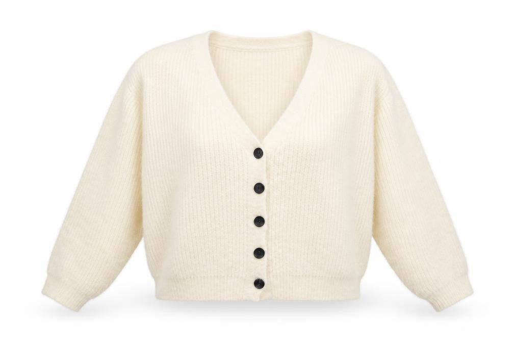 miss pap Womens Ivory   Cardigan Jumper Size L