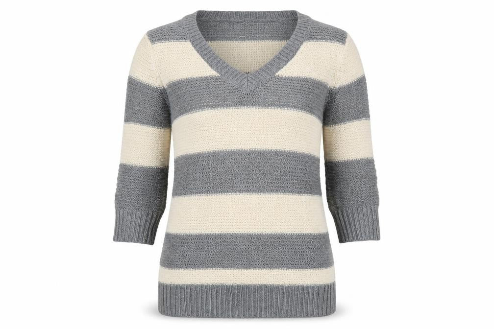 Front view of Oasis women’s grey knit jumper, size XS