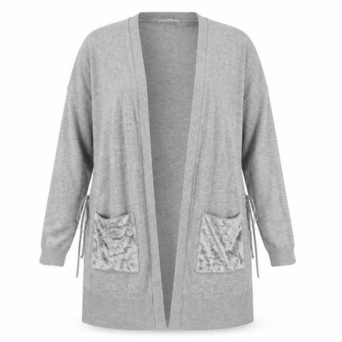 Marks and Spencer Womens Grey  Knit Cardigan Jumper Size 10