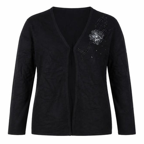 Joella Di Marco  Womens Black   Cardigan Jumper Size XL