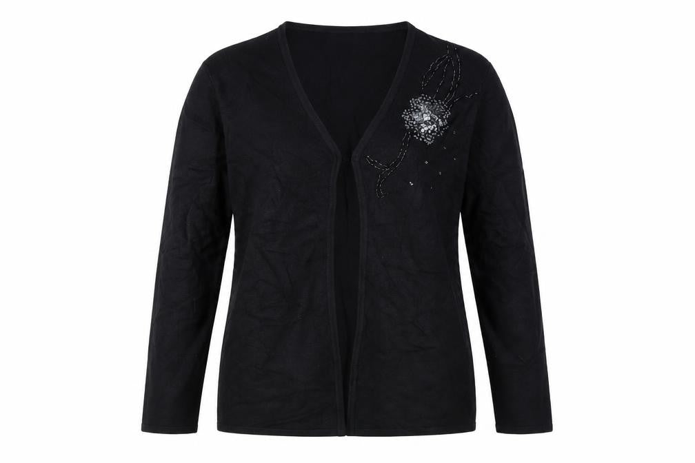Joella Di Marco  Womens Black   Cardigan Jumper Size XL