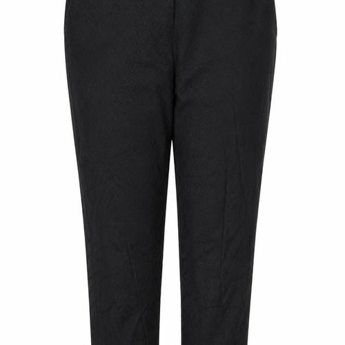 Oasis Womens Black Geometric  Trousers  Size 16 L28 in