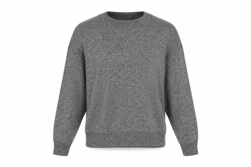 Front view of H&M women’s grey jumper, size L