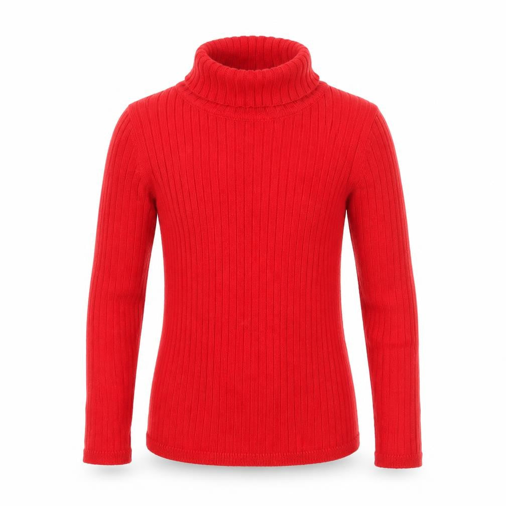 Front view of Tu girls’ red basic t-shirt, size 5-6, years