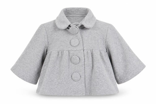 Front view of Next girls’ grey jacket, size 5, years
