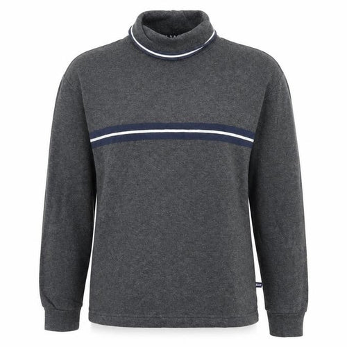 Gap Womens Grey Striped  Pullover Sweatshirt Size L