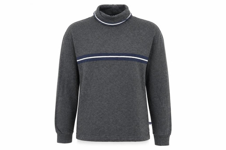 Gap Womens Grey Striped  Pullover Sweatshirt Size L