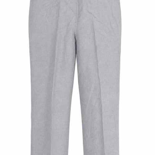 Preworn Womens Grey   Trousers  Size 14 L28 in