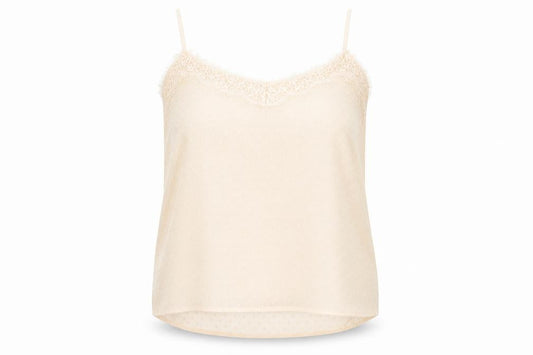 Front view of Atmosphere women’s pink basic tank, size UK 10