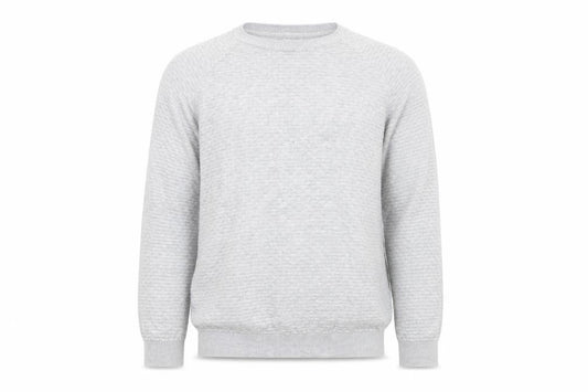 Front view of Authentic men’s grey jumper, size L