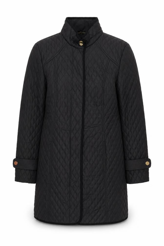 Country Casuals Womens Black   Overcoat Coat Size 10