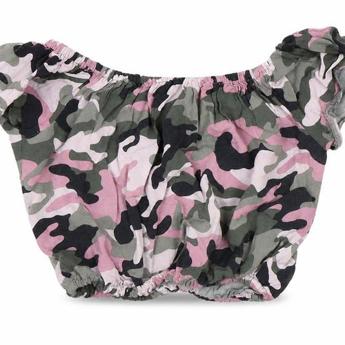 New Look Girls Multicoloured Camouflage  Cropped Tank Size 12 Years