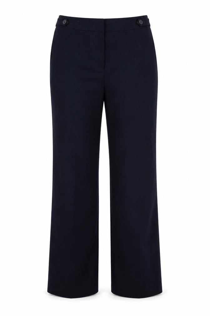 Debenhams Womens Blue Trouser Suit Suit Trousers Size 12 L28 in - Navy