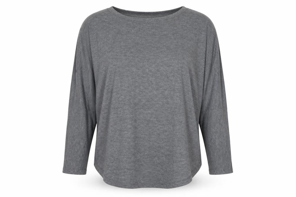 Front view of Atmosphere women’s grey jumper, size UK 10
