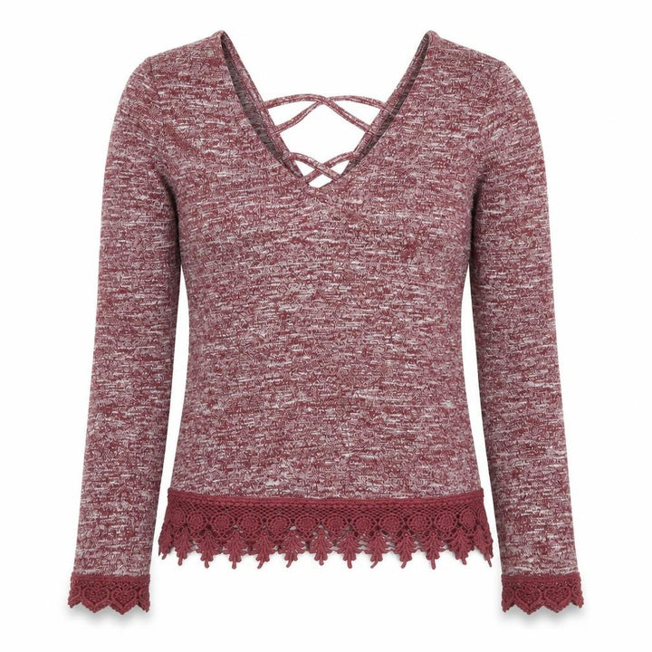 Miss Selfridge Womens Red   Pullover Jumper Size 4