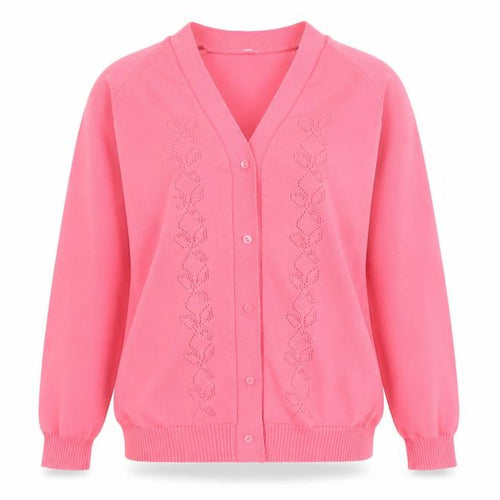 Celebrity Womens Orange   Cardigan Jumper Size M
