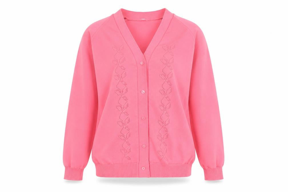 Celebrity Womens Orange   Cardigan Jumper Size M