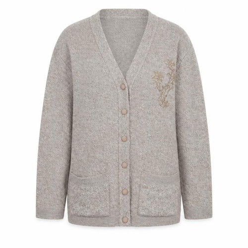 CARE Womens Beige   Cardigan Jumper Size L