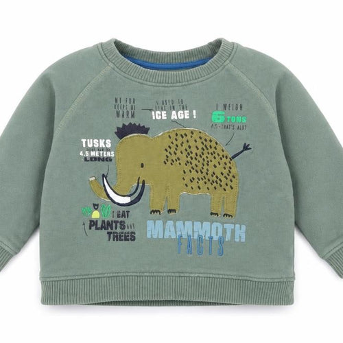 Mini Club Boys Green   Pullover Jumper Size 12-18 Months