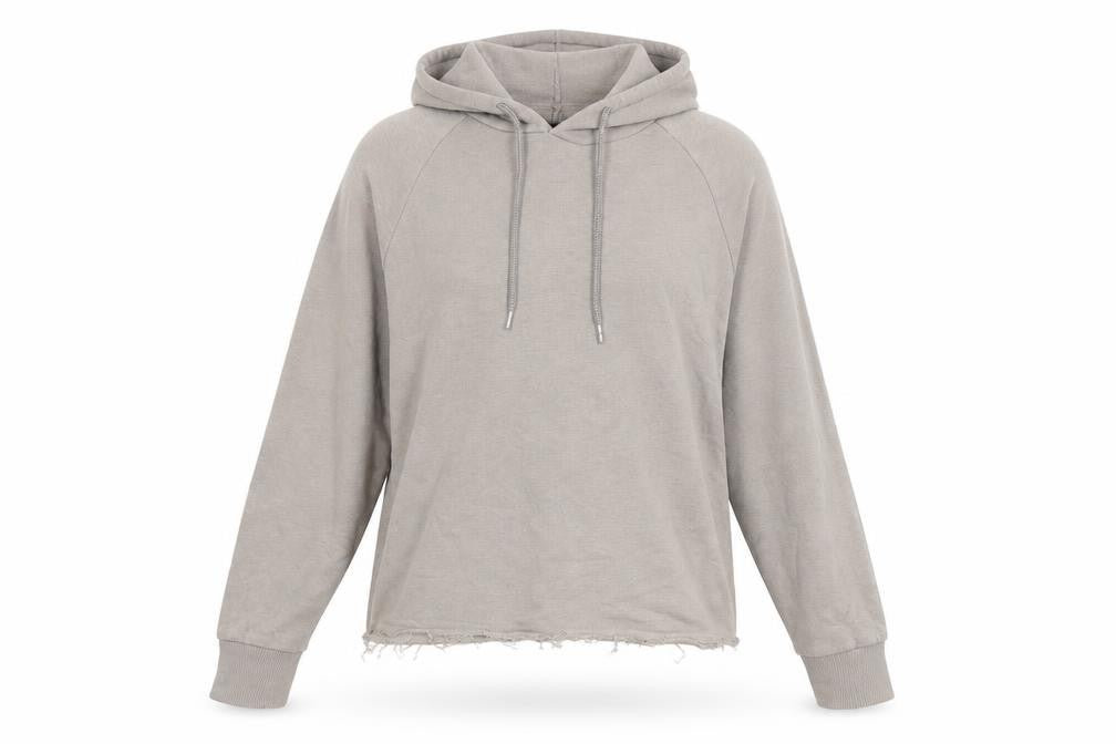 Front view of New Look women’s brown pullover hoodie, size UK 12