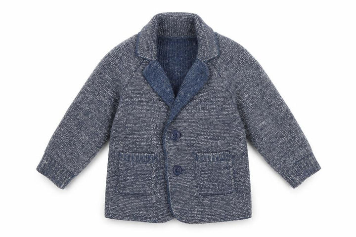 Gap Boys Blue Coatigan Size 6-9 Months