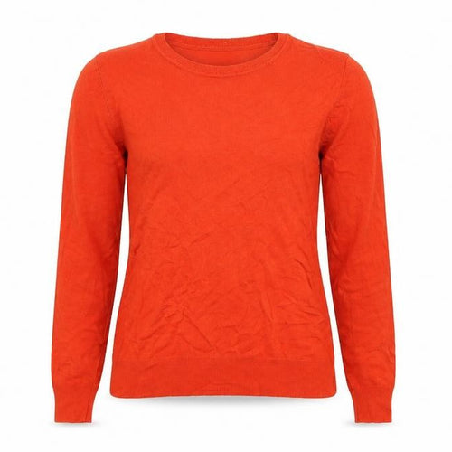 George Womens Orange  Knit Pullover Jumper Size 8