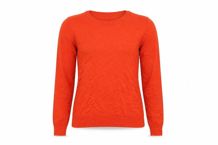 George Womens Orange  Knit Pullover Jumper Size 8