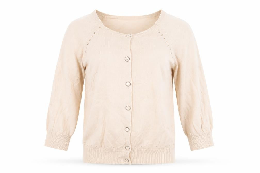 Front view of Dorothy Perkins women’s pink cape jumper, size UK 8