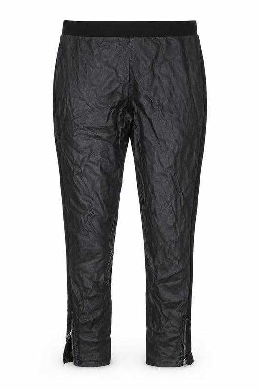 Front view of Next women’s black trousers, size UK 14, 26-inch leg