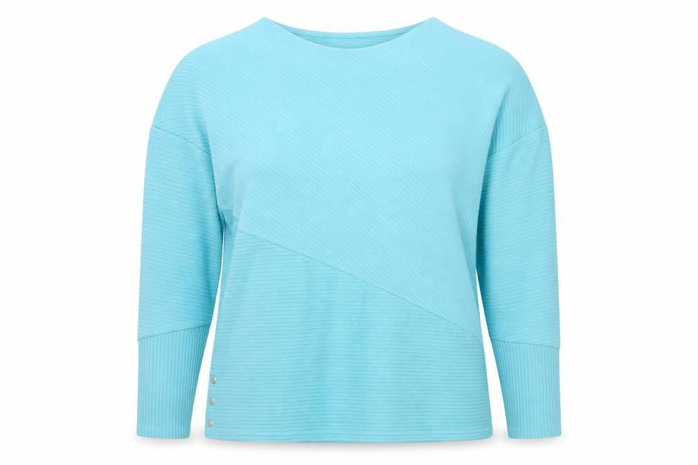 Bonmarché Womens Blue  Knit Pullover Jumper Size 14