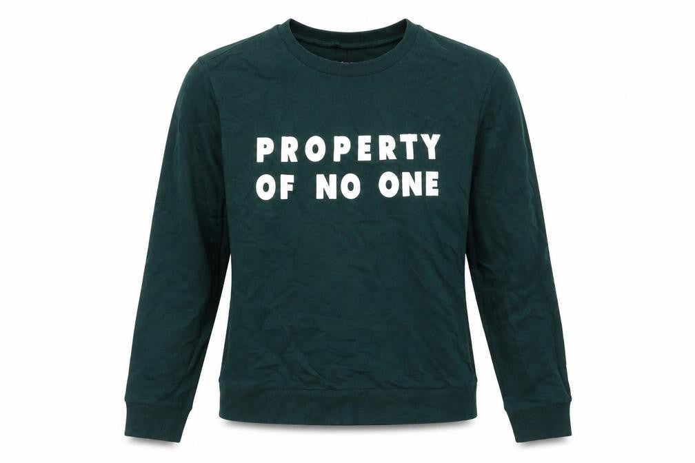 Divided by H&M Womens Green   Pullover Sweatshirt Size S  - property of no one