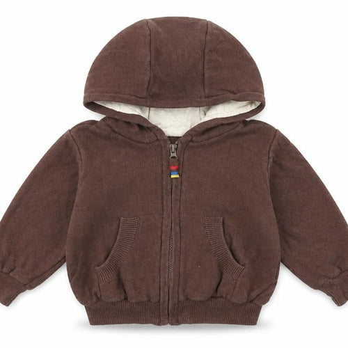 Mothercare Baby Brown   Full Zip Jumper Size 6-9 Months